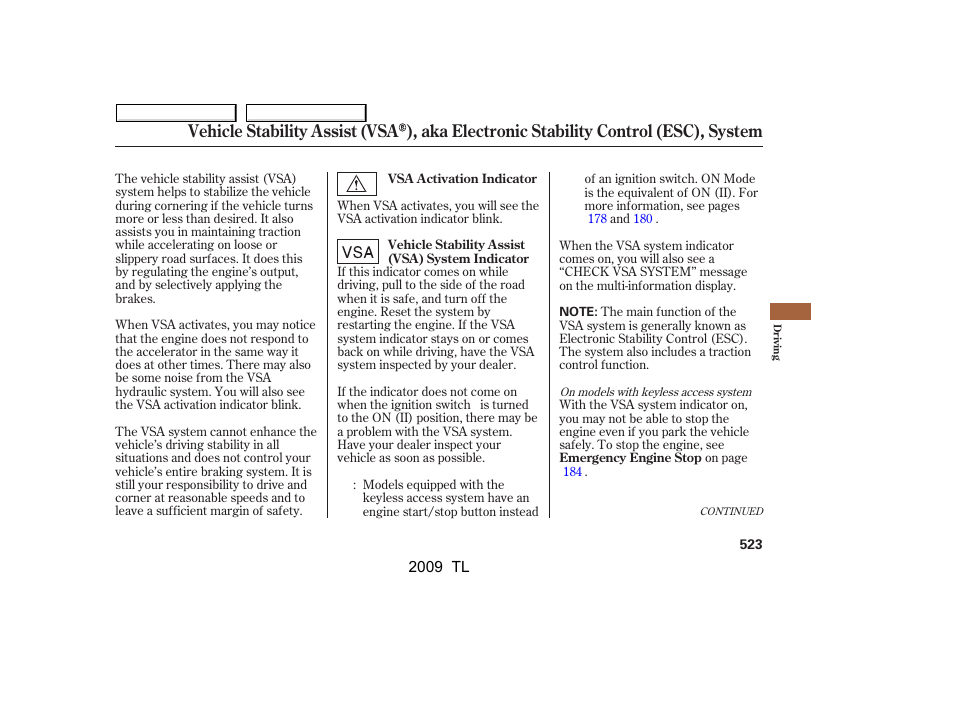 Acura 2009 TL - Owner's Manual User Manual | Page 526 / 648