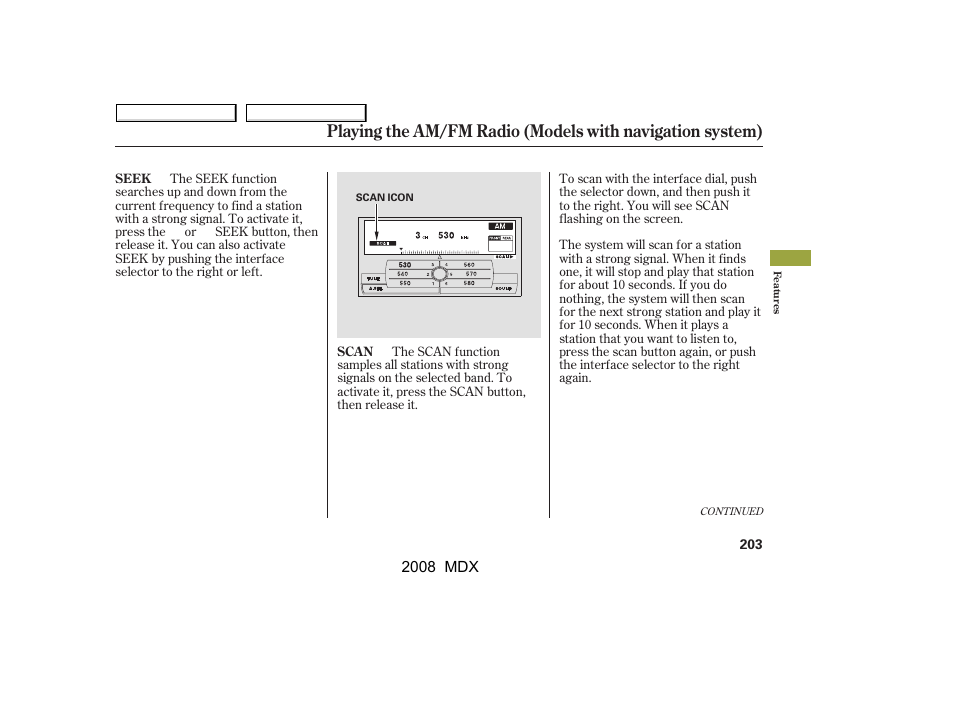 Acura 2008 MDX - Owner's Manual User Manual | Page 207 / 489