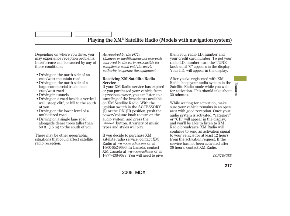 Acura 2008 MDX - Owner's Manual User Manual | Page 221 / 489