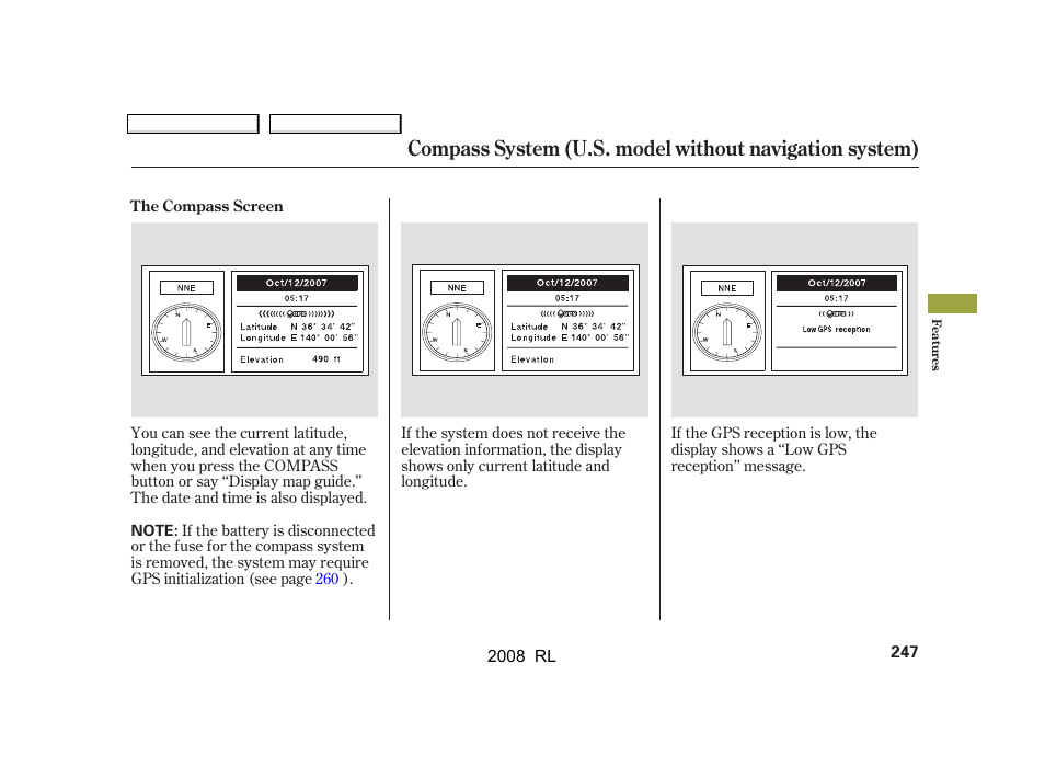 Acura 2008 RL - Owner's Manual User Manual | Page 250 / 500