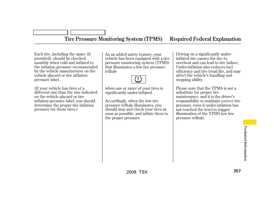 Acura 2008 TSX - Owner's Manual User Manual | Page 360 / 388