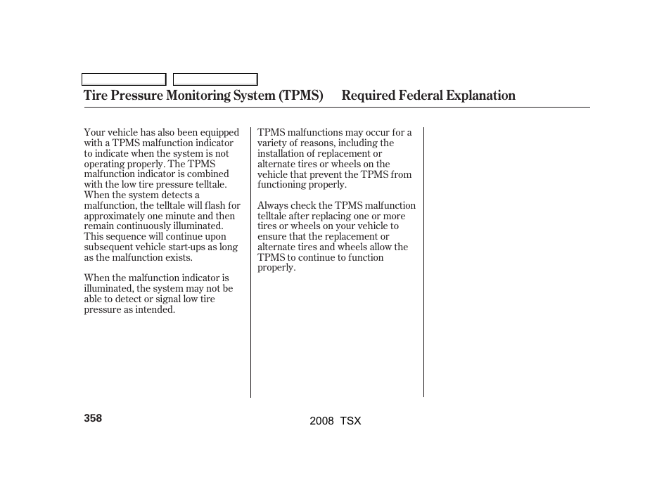 Acura 2008 TSX - Owner's Manual User Manual | Page 361 / 388