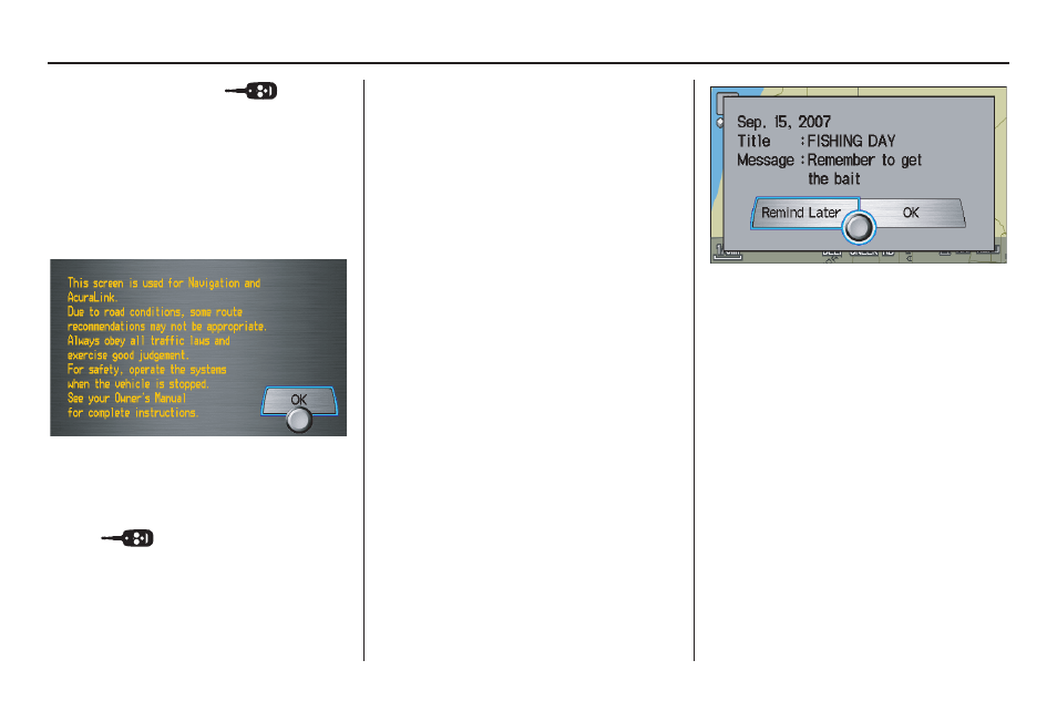 Getting started | Acura 2007 MDX - Navigation Manual User Manual | Page 18 / 166