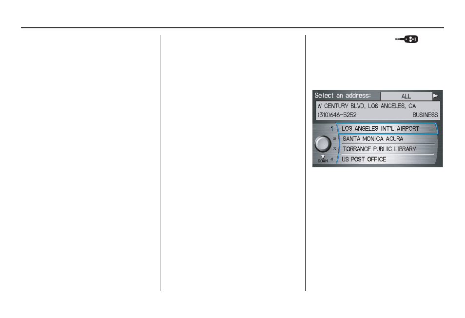 Entering a destination | Acura 2007 MDX - Navigation Manual User Manual | Page 33 / 166