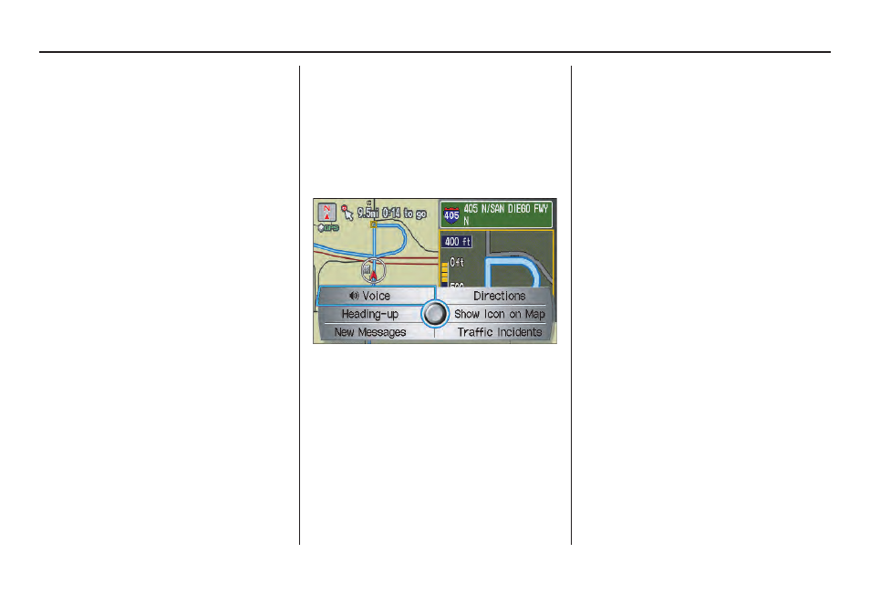 Driving to your destination | Acura 2007 MDX - Navigation Manual User Manual | Page 57 / 166