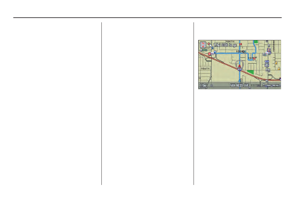 Driving to your destination | Acura 2007 MDX - Navigation Manual User Manual | Page 72 / 166