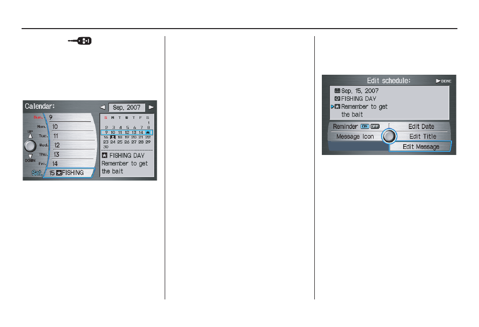 Information features | Acura 2007 MDX - Navigation Manual User Manual | Page 79 / 166