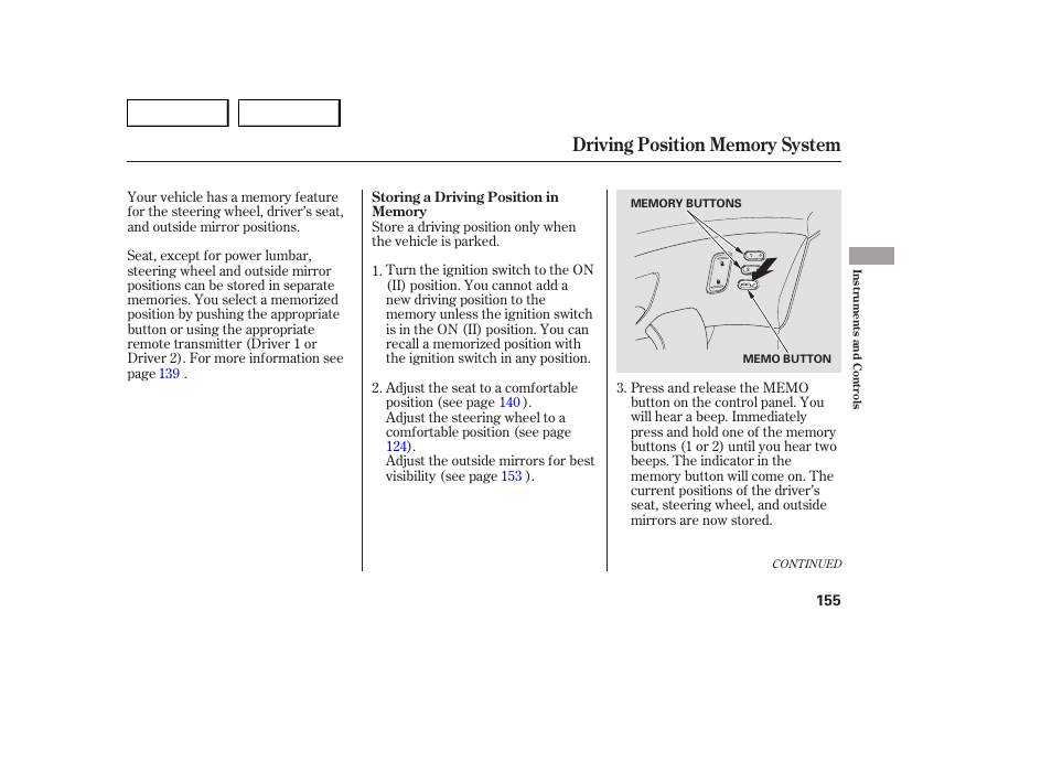 Acura 2007 MDX - Owner's Manual User Manual | Page 159 / 479