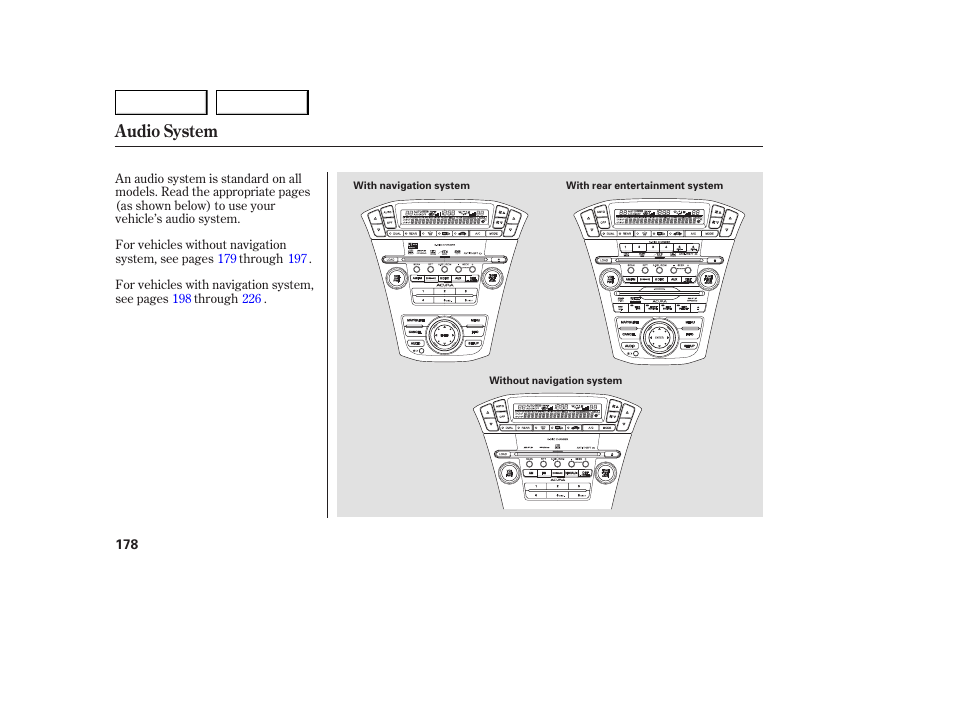 Audio system | Acura 2007 MDX - Owner's Manual User Manual | Page 182 / 479