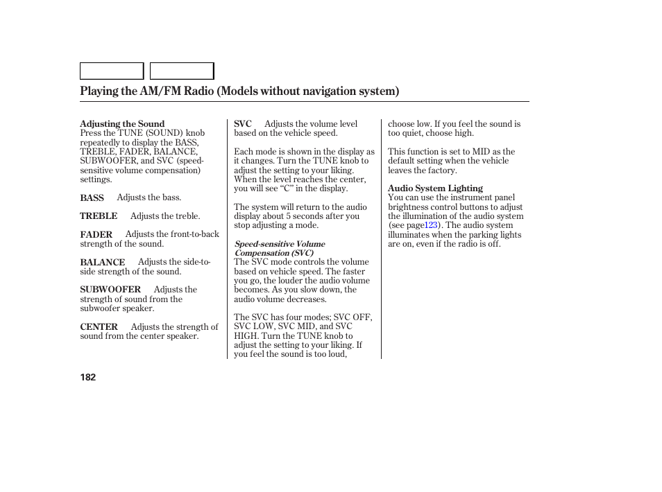 Acura 2007 MDX - Owner's Manual User Manual | Page 186 / 479