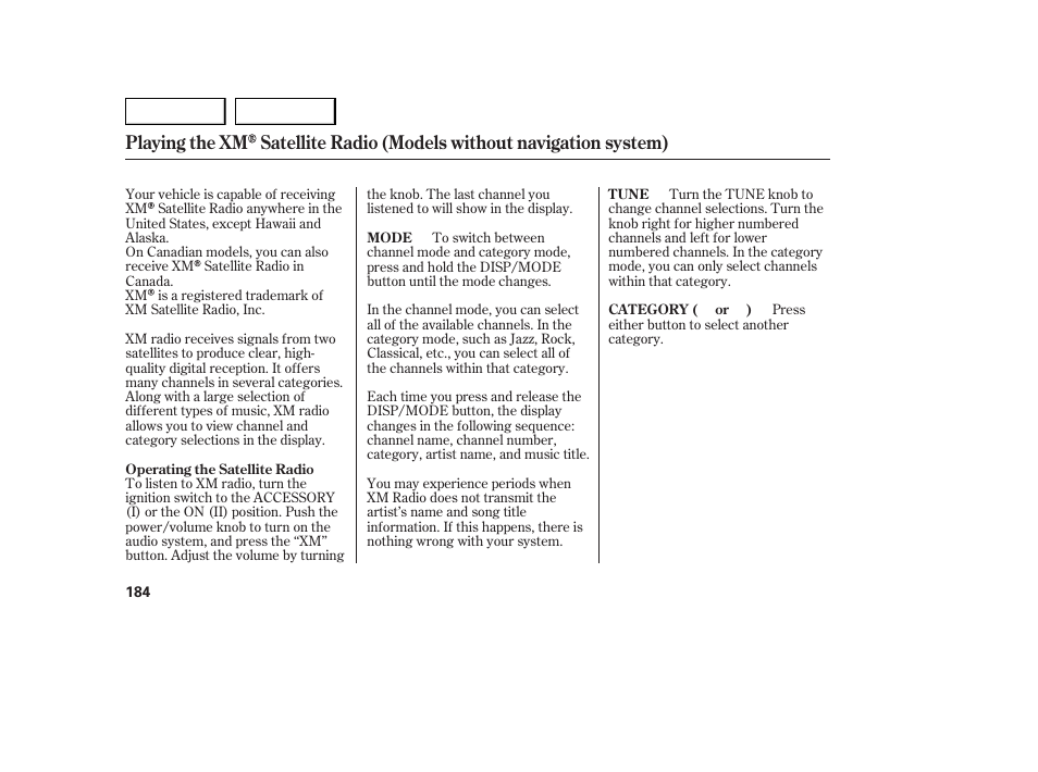 Acura 2007 MDX - Owner's Manual User Manual | Page 188 / 479