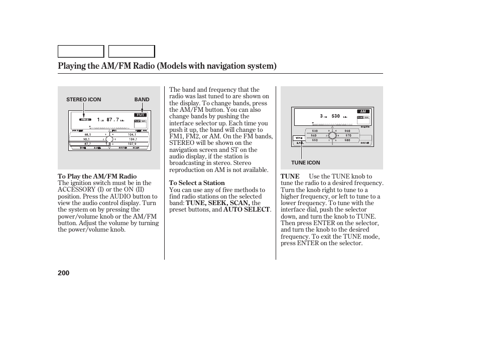 Acura 2007 MDX - Owner's Manual User Manual | Page 204 / 479