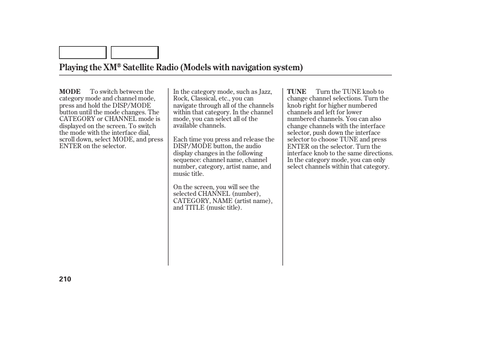 Acura 2007 MDX - Owner's Manual User Manual | Page 214 / 479