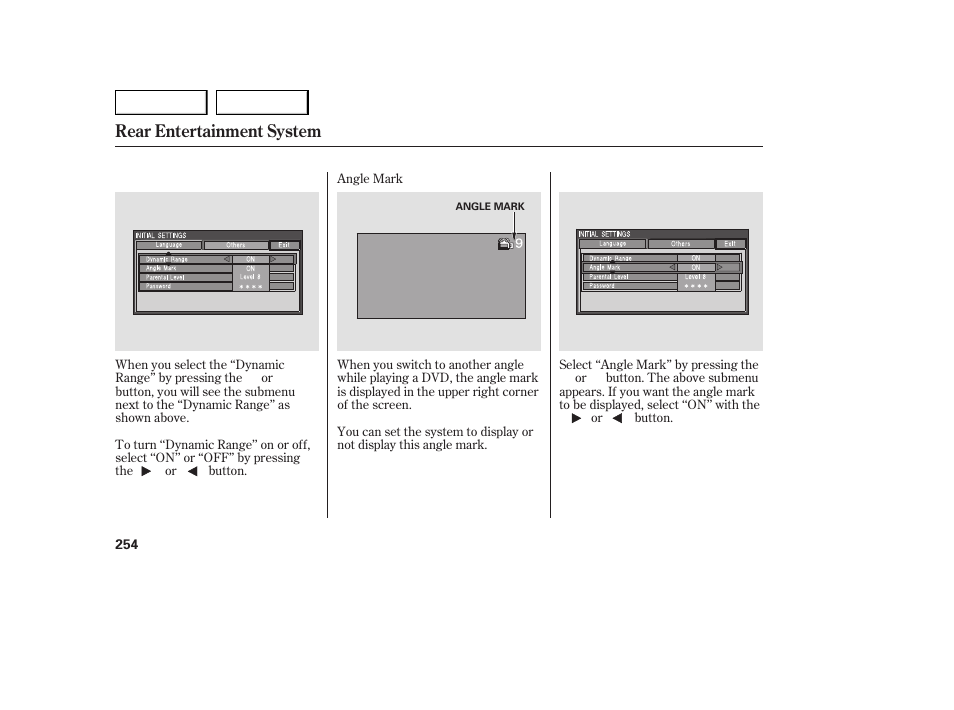 Rear entertainment system | Acura 2007 MDX - Owner's Manual User Manual | Page 258 / 479
