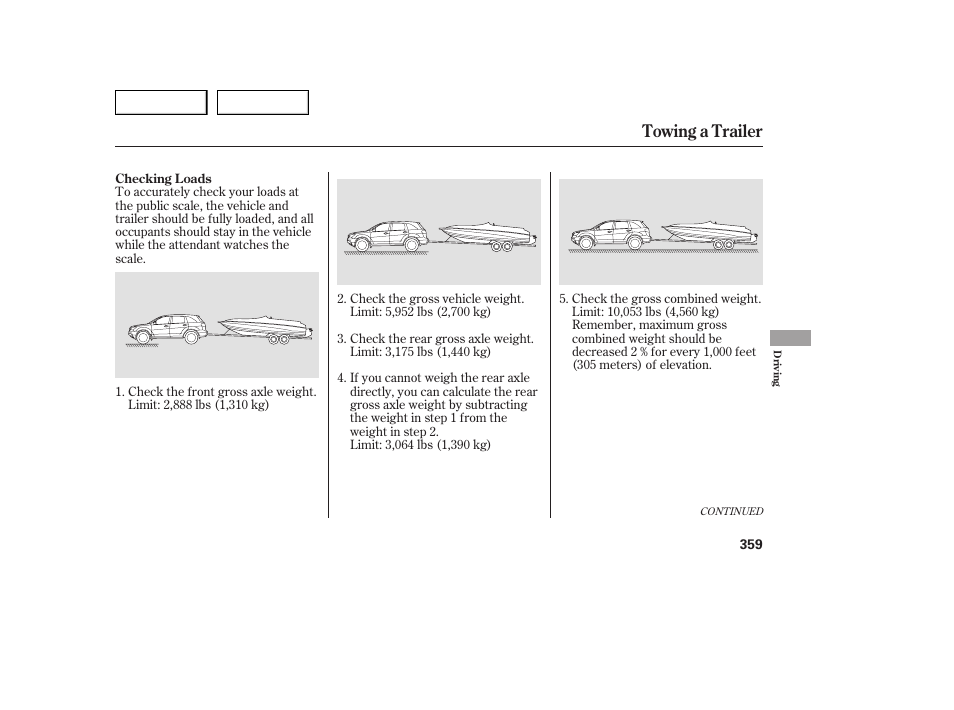 Towing a trailer | Acura 2007 MDX - Owner's Manual User Manual | Page 363 / 479