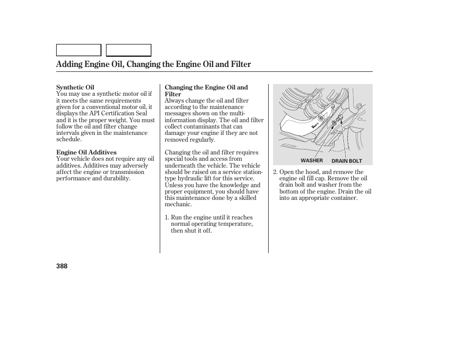 Acura 2007 MDX - Owner's Manual User Manual | Page 392 / 479