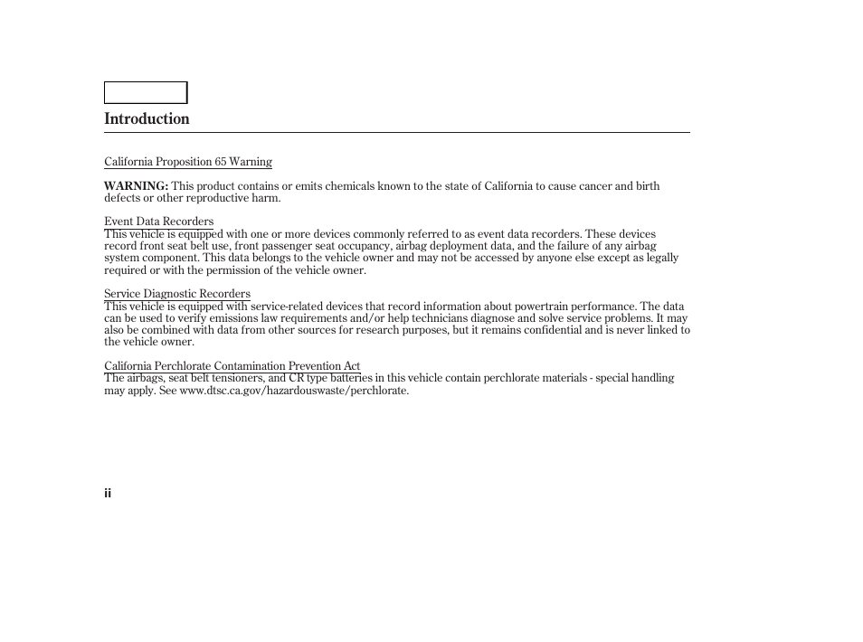 Introduction | Acura 2007 MDX - Owner's Manual User Manual | Page 4 / 479
