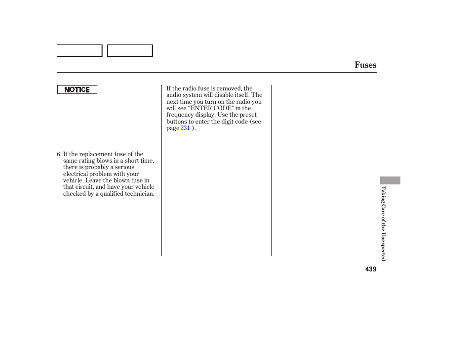 Fuses | Acura 2007 MDX - Owner's Manual User Manual | Page 443 / 479