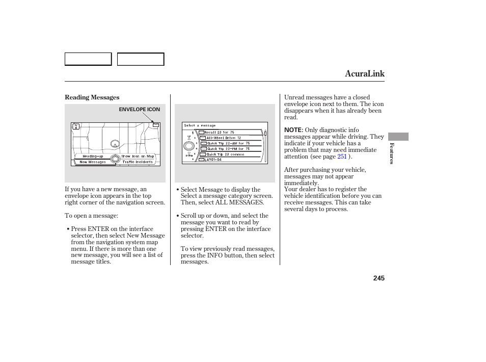 Acuralink | Acura 2007 RDX - Owner's Manual User Manual | Page 249 / 442