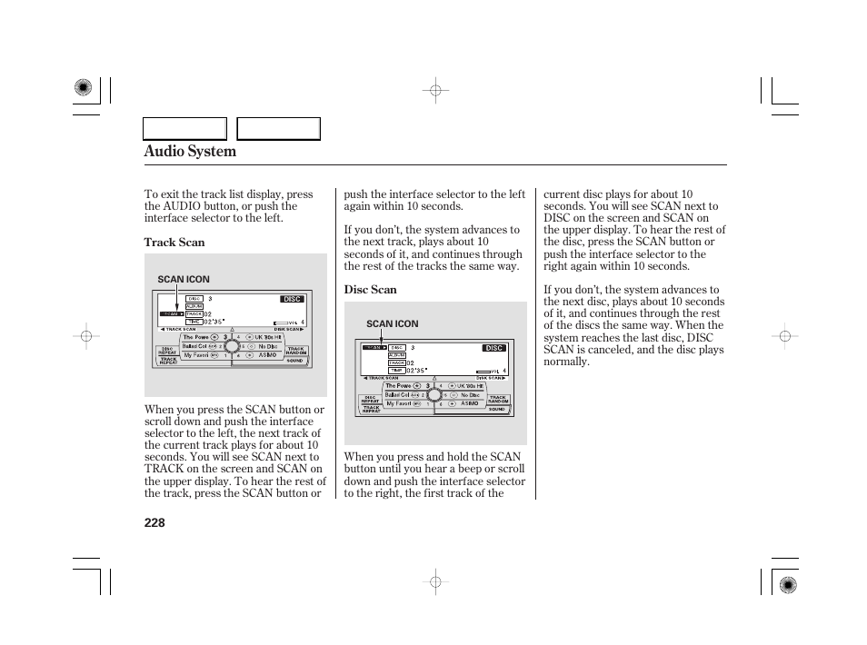 Audio system | Acura 2007 RL - Owner's Manual User Manual | Page 230 / 491