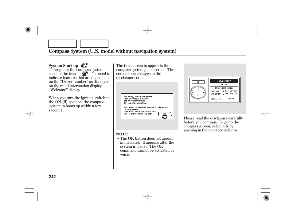 Acura 2007 RL - Owner's Manual User Manual | Page 244 / 491