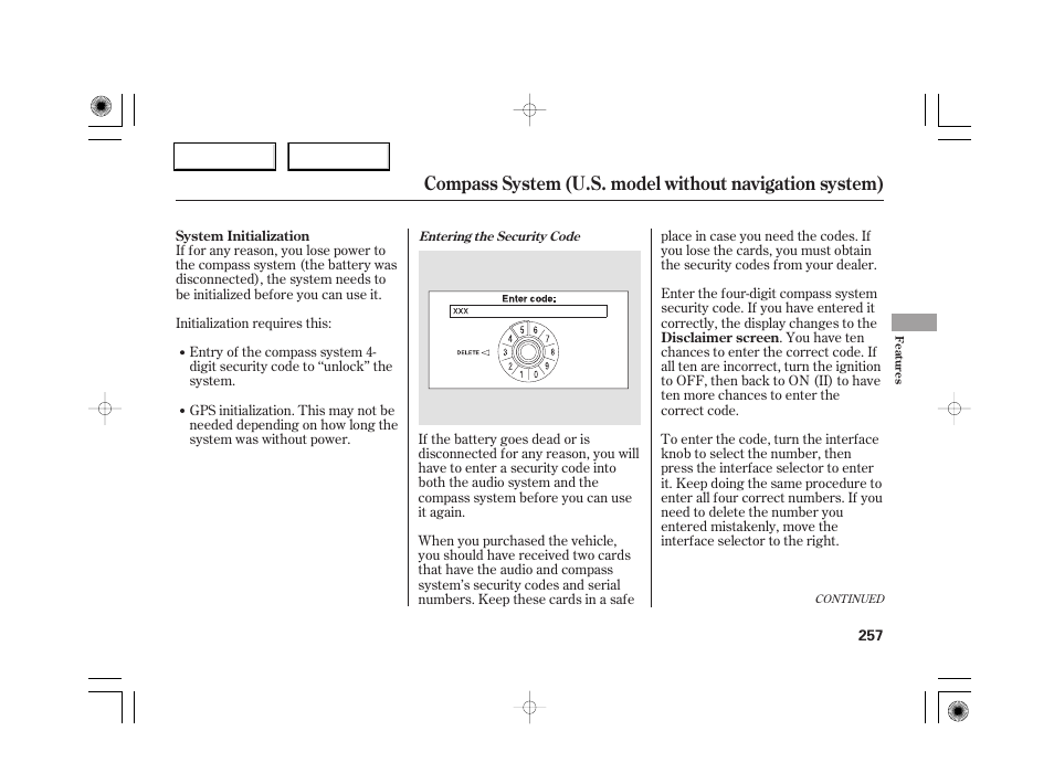 Acura 2007 RL - Owner's Manual User Manual | Page 259 / 491