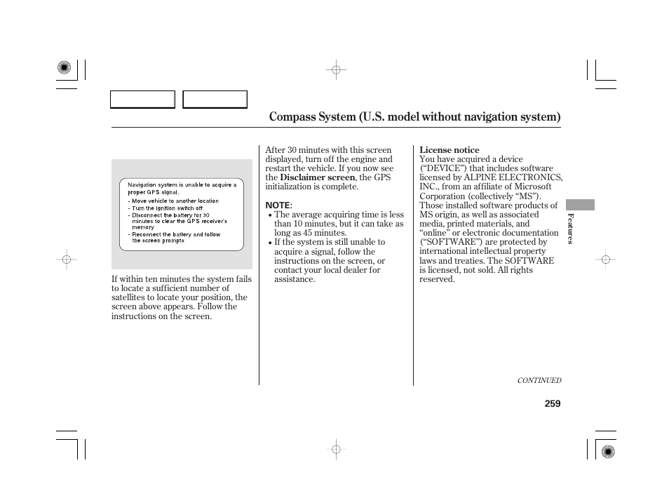 Acura 2007 RL - Owner's Manual User Manual | Page 261 / 491