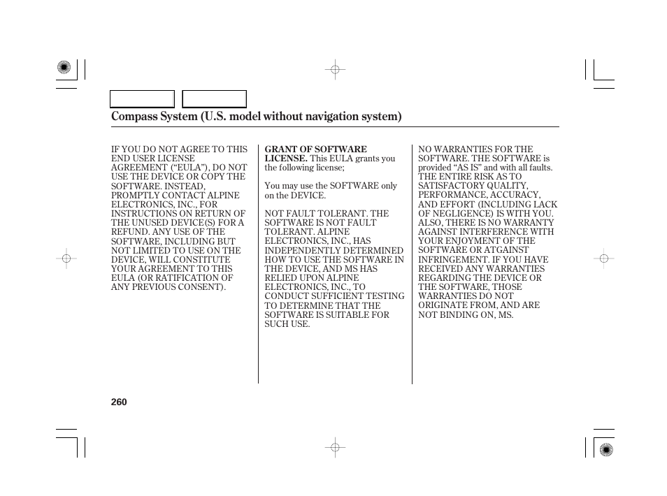 Acura 2007 RL - Owner's Manual User Manual | Page 262 / 491