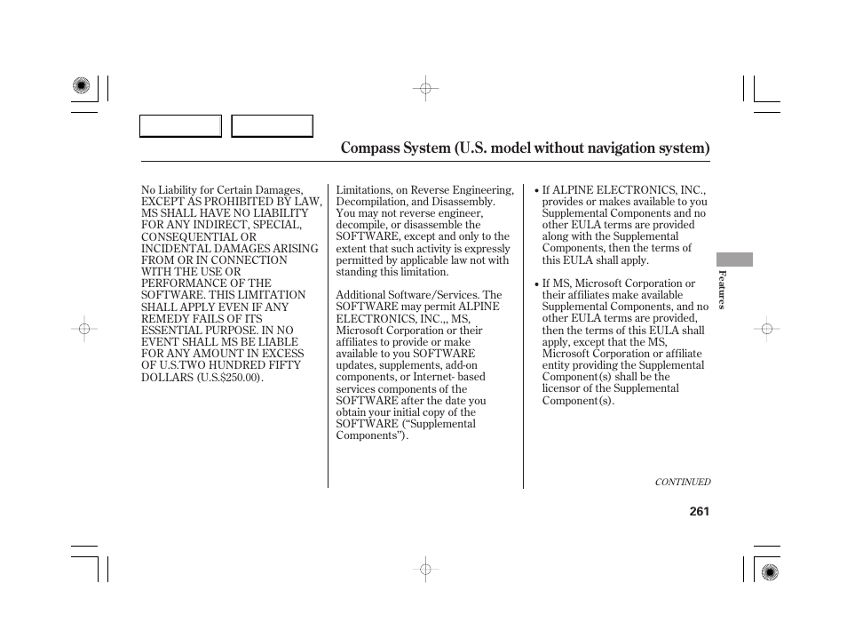 Acura 2007 RL - Owner's Manual User Manual | Page 263 / 491