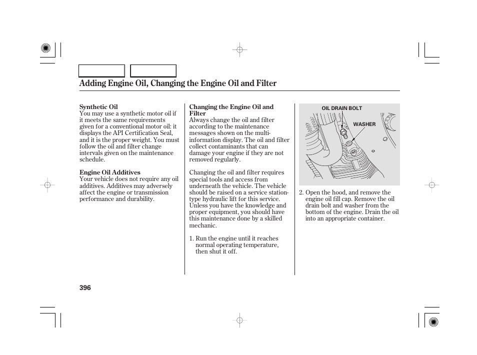 Acura 2007 RL - Owner's Manual User Manual | Page 398 / 491