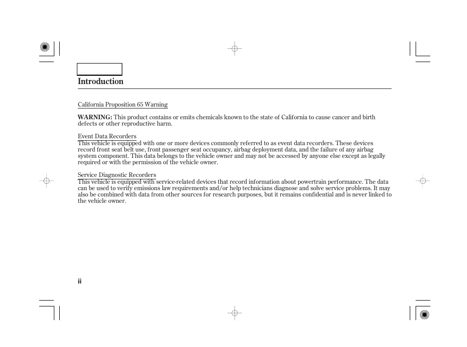 Introduction | Acura 2007 RL - Owner's Manual User Manual | Page 4 / 491
