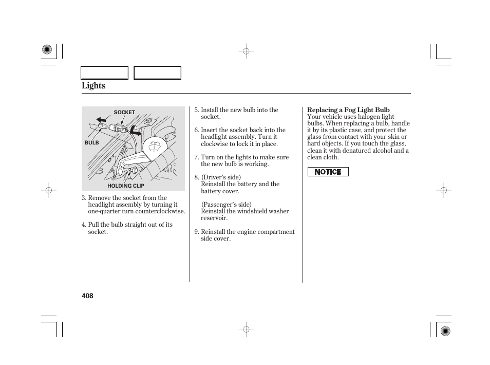 Lights | Acura 2007 RL - Owner's Manual User Manual | Page 410 / 491