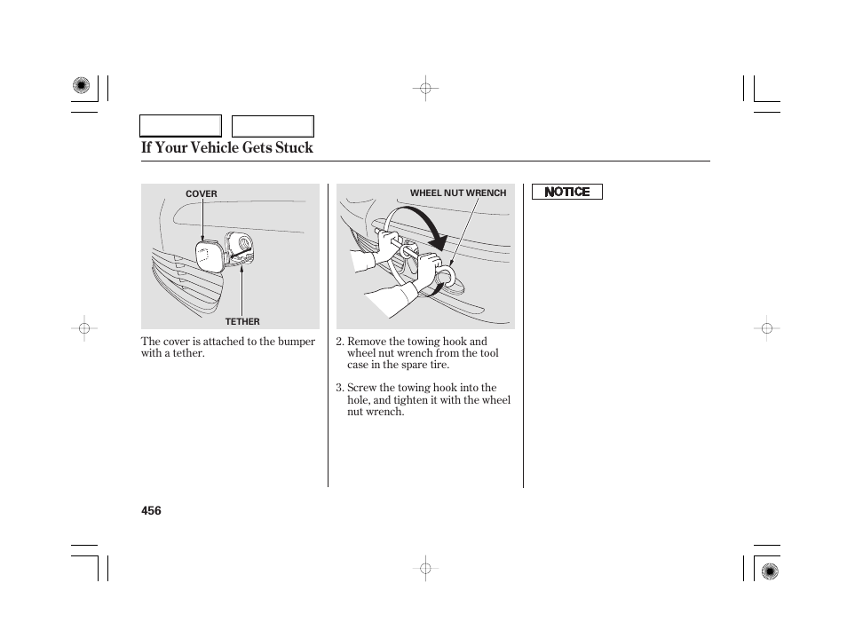 If your vehicle gets stuck | Acura 2007 RL - Owner's Manual User Manual | Page 458 / 491