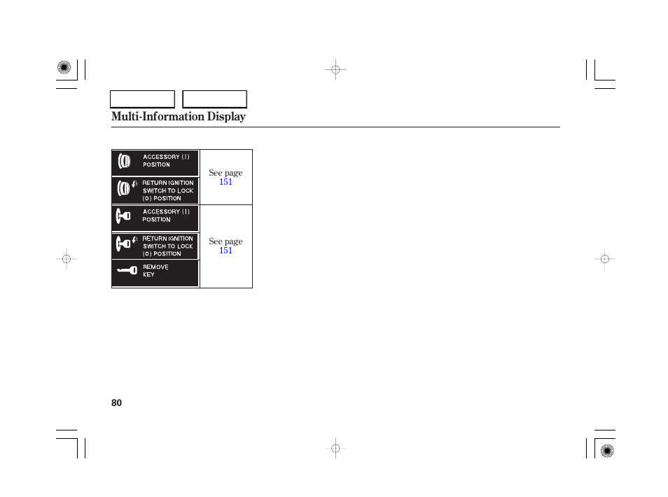 Multi-information display | Acura 2007 RL - Owner's Manual User Manual | Page 82 / 491