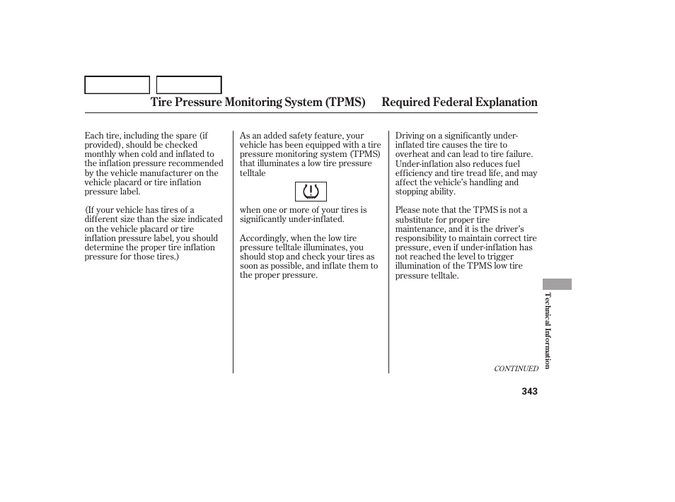 Acura 2007 TL - Owner's Manual User Manual | Page 346 / 369