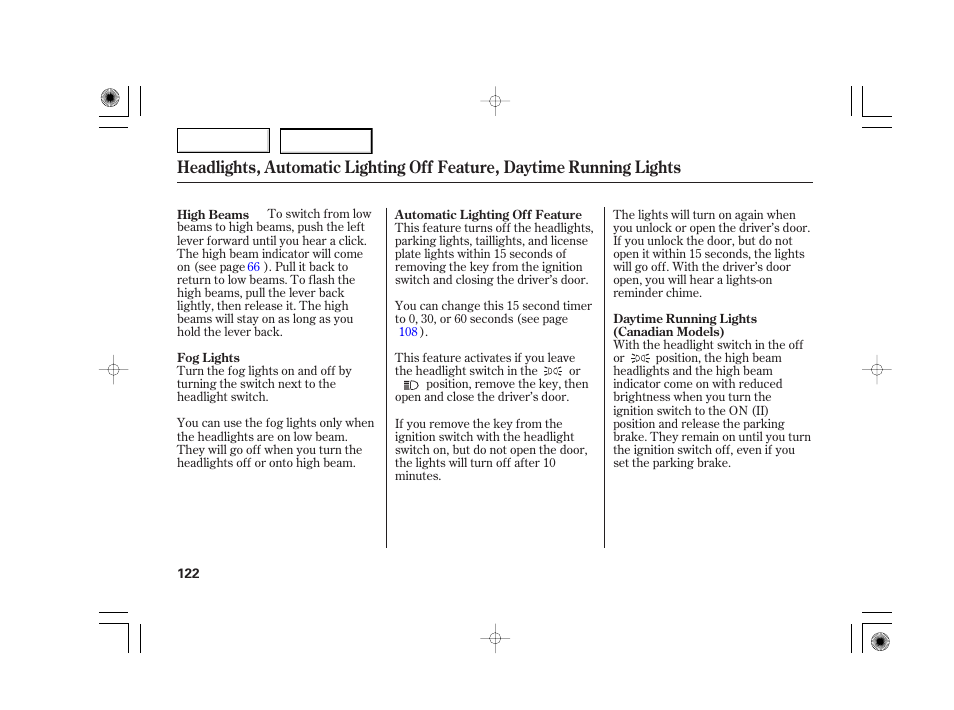Acura 2007 TSX - Owner's Manual User Manual | Page 125 / 379