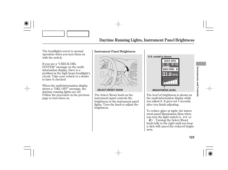 Acura 2007 TSX - Owner's Manual User Manual | Page 126 / 379