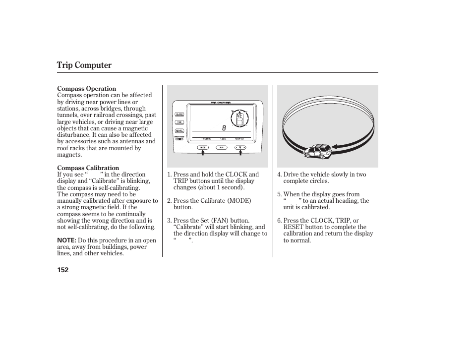 Trip computer | Acura 2006 MDX - Owner's Manual User Manual | Page 153 / 311