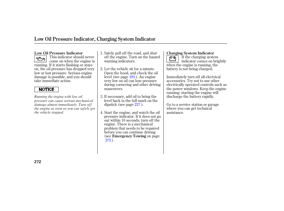 Acura 2006 MDX - Owner's Manual User Manual | Page 273 / 311