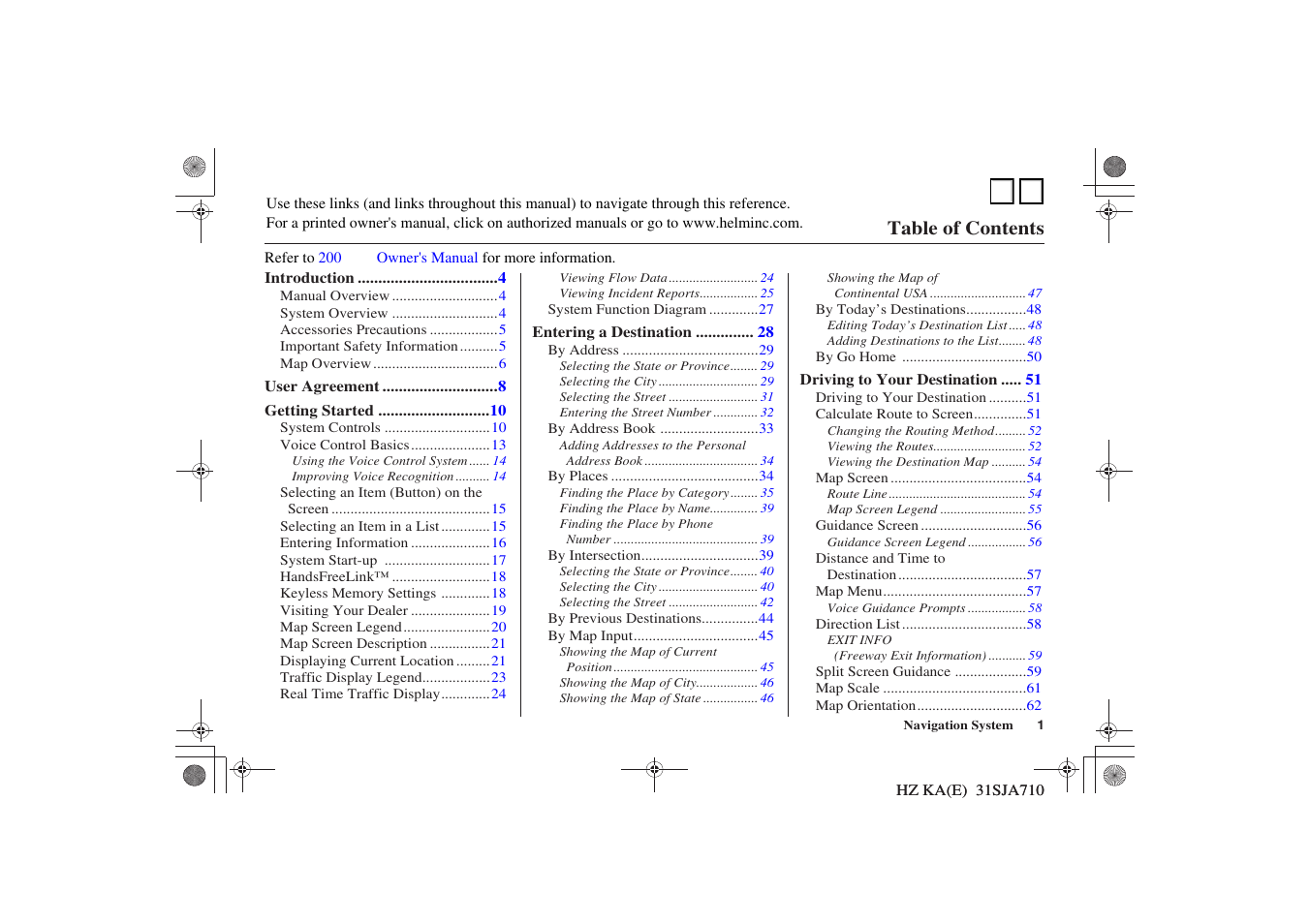 Acura 2006 RL - Navigation Manual User Manual | 3 pages