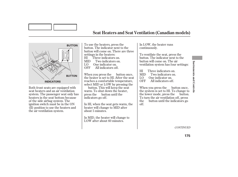 Acura 2006 RL - Owner's Manual User Manual | Page 176 / 454