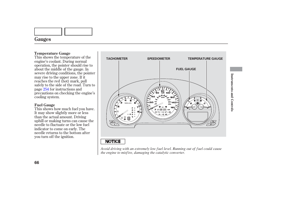 Gauges | Acura 2006 TL - Owner's Manual User Manual | Page 67 / 295