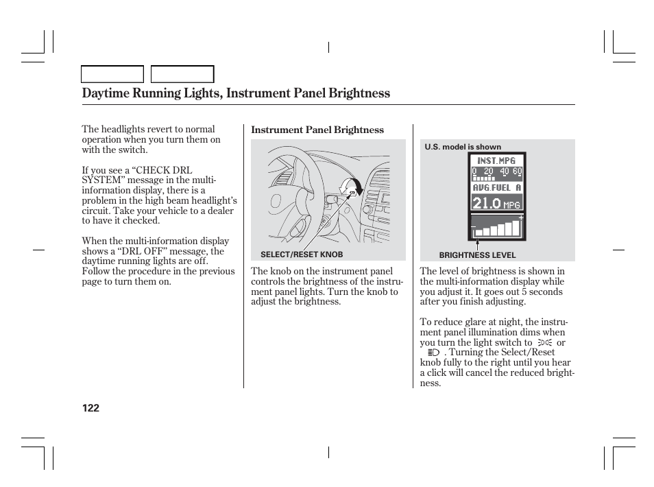 Acura 2006 TSX - Owner's Manual User Manual | Page 123 / 366