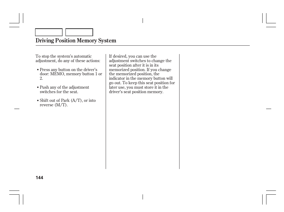 Acura 2006 TSX - Owner's Manual User Manual | Page 145 / 366
