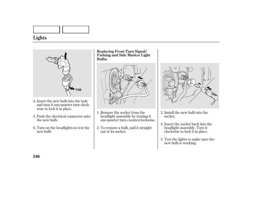 Lights | Acura 2005 MDX - Owner's Manual User Manual | Page 248 / 312