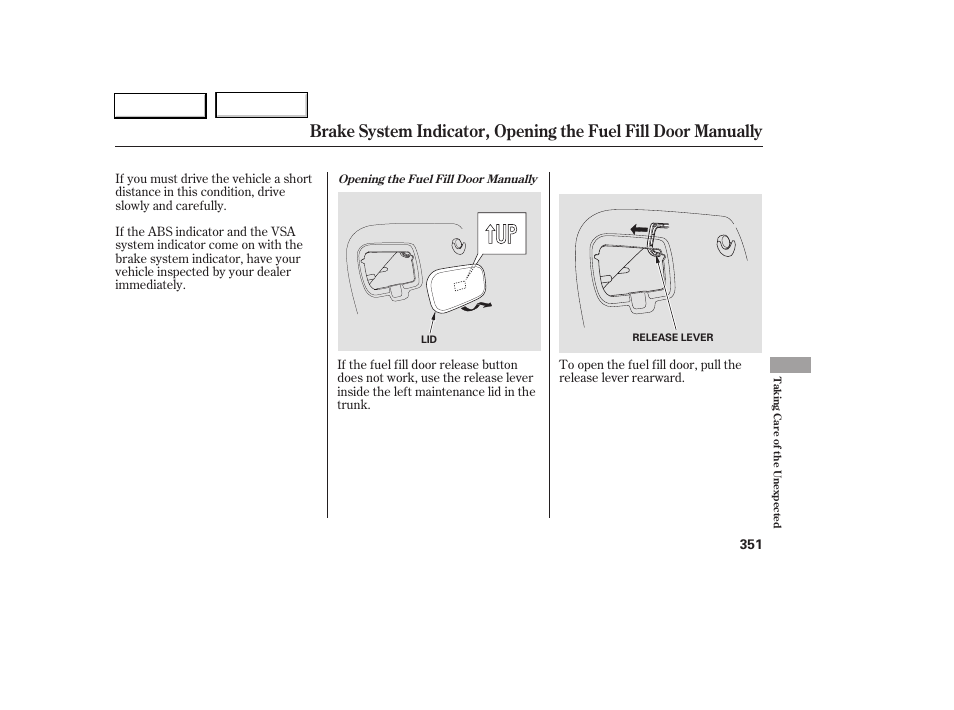 Acura 2005 RL - Owner's Manual User Manual | Page 352 / 394