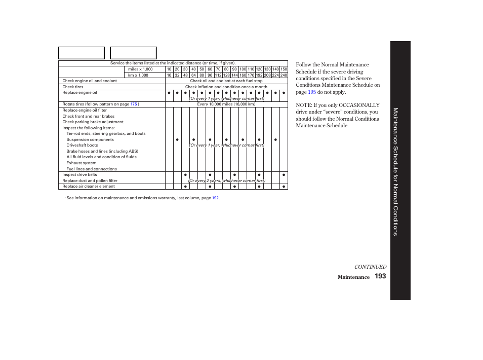 Acura 2005 TSX - Owner's Manual User Manual | Page 194 / 288