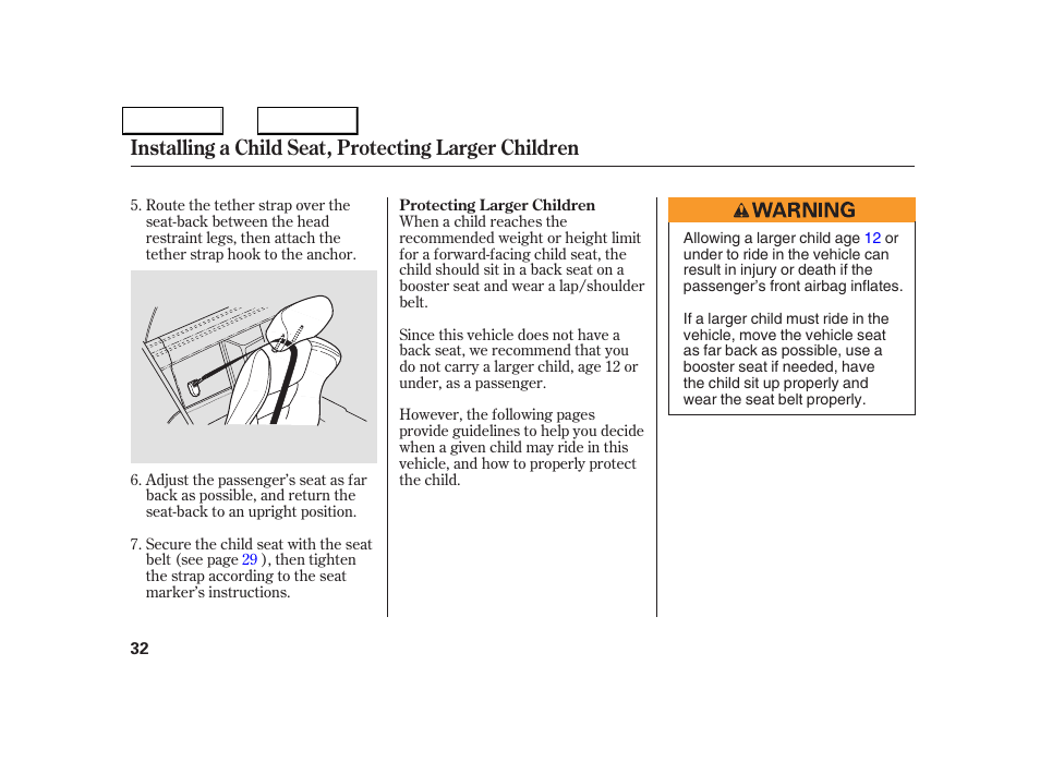 Acura 2005 NSX - Owner's Manual User Manual | Page 34 / 228