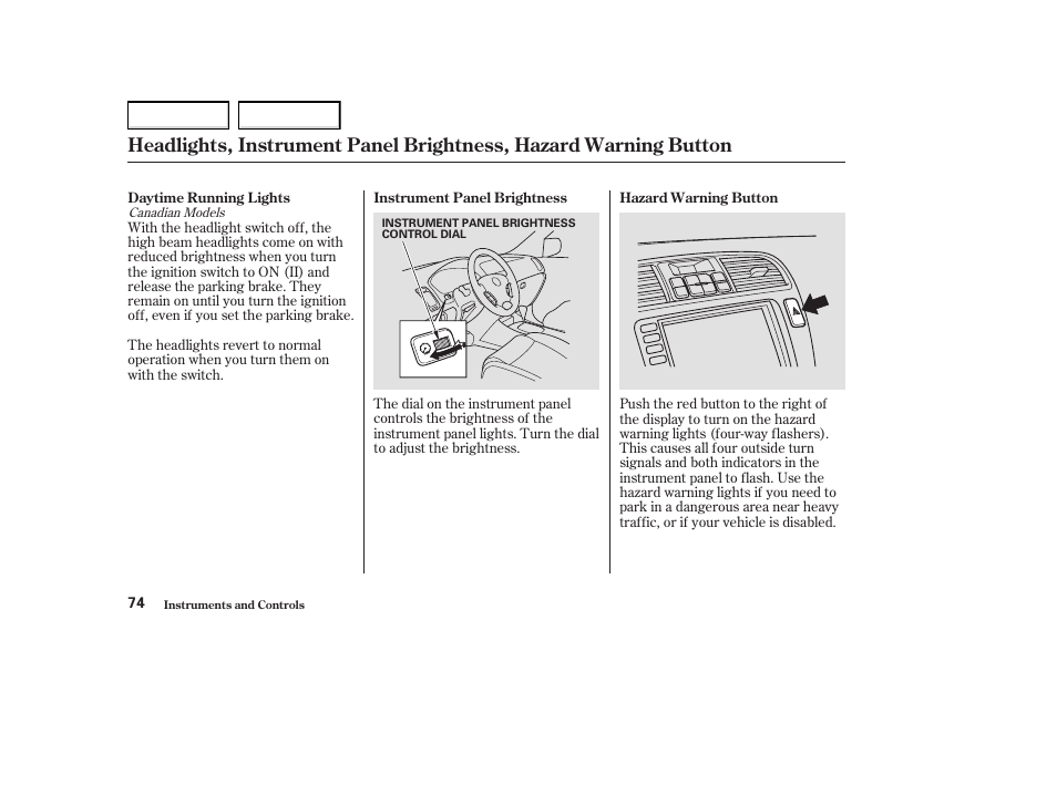 Acura 2004 MDX - Owner's Manual User Manual | Page 78 / 284