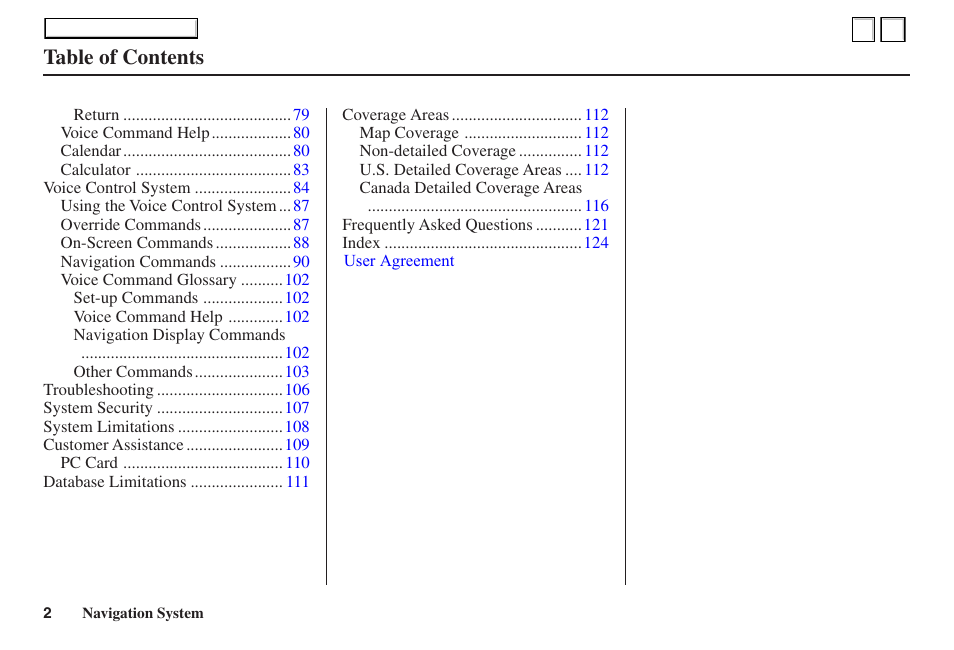 Acura 2004 RL - Navigation Manual User Manual | Page 2 / 2
